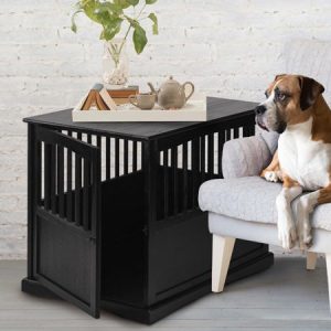Furniture dog crate.