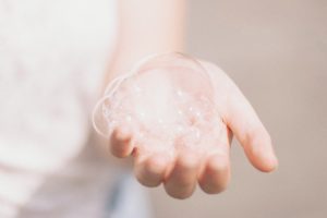 Soap bubbles.