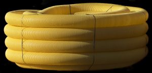 PVC pipe.