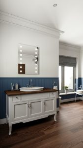 Bathroom vanity.