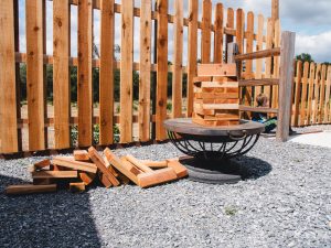 Woods for making fence.