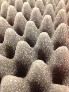 Soundproofing insulation foam.