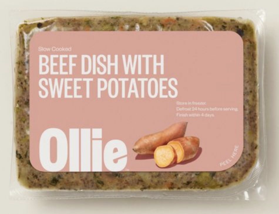 Ollie Dog Food Beef Recipe