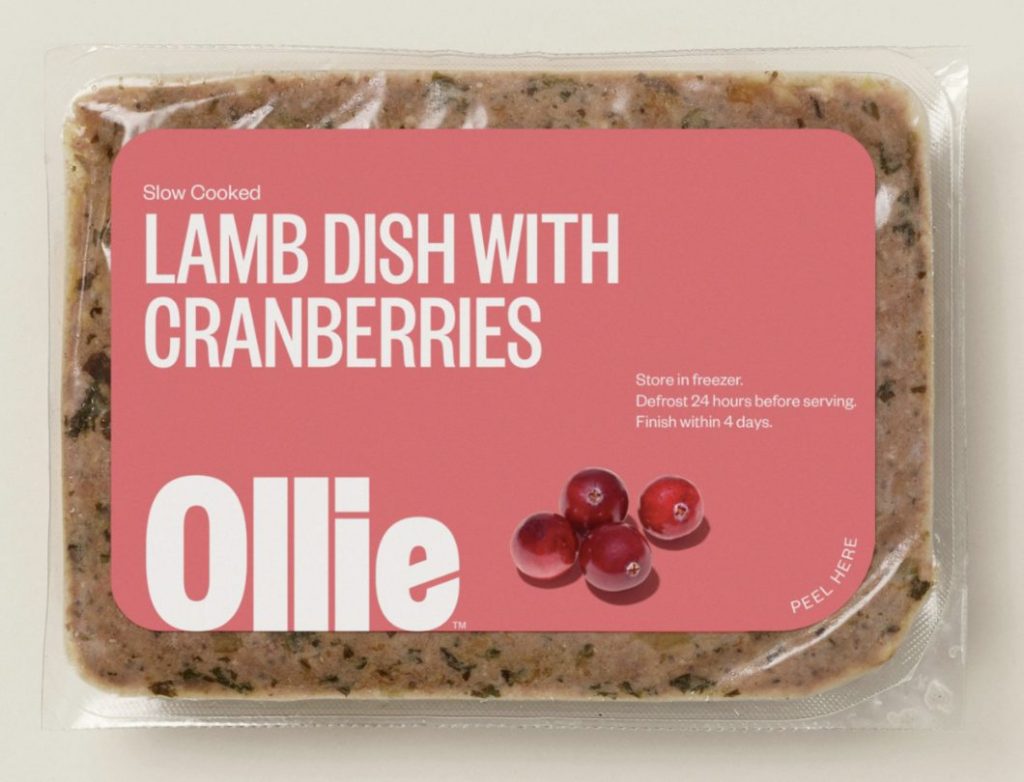 Ollie Dog Food Lamb Recipe