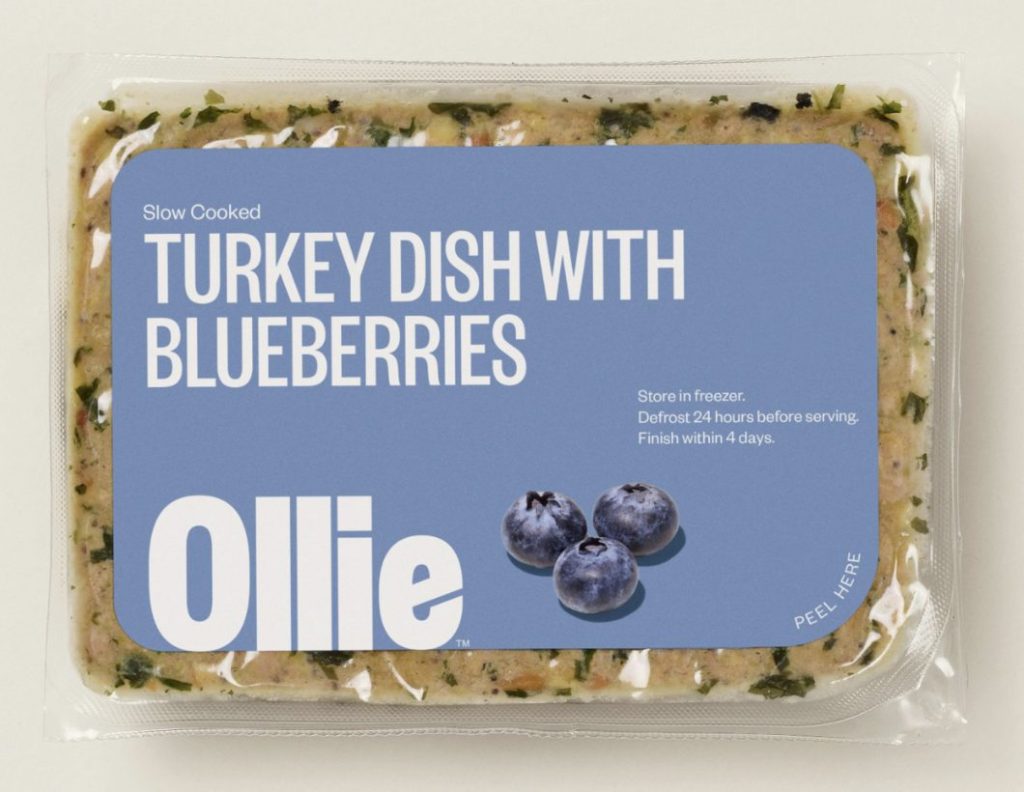 Ollie Dog Food Turkey Recipe